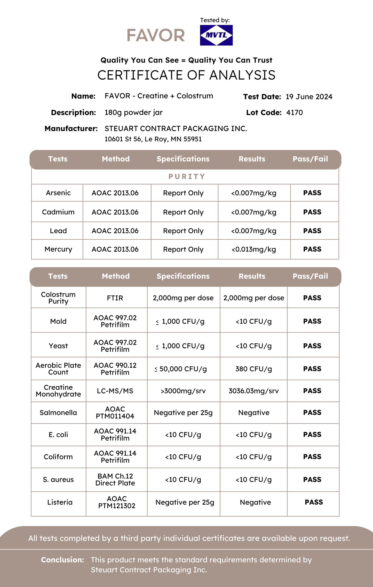 Creatine Monohydrate + Colostrum